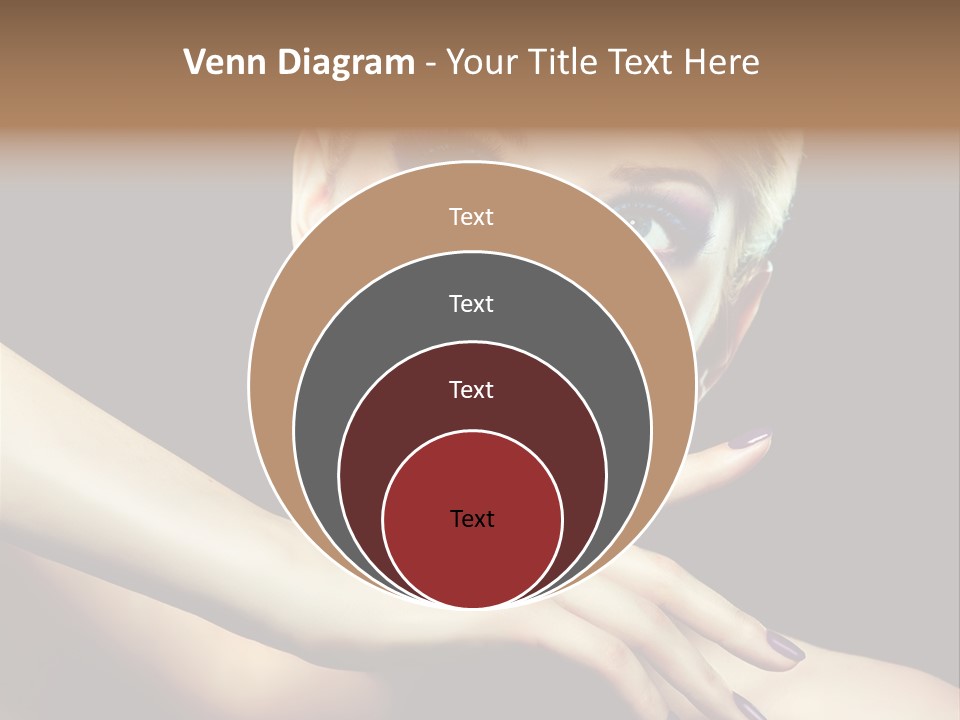 Bright Nails Face PowerPoint Template