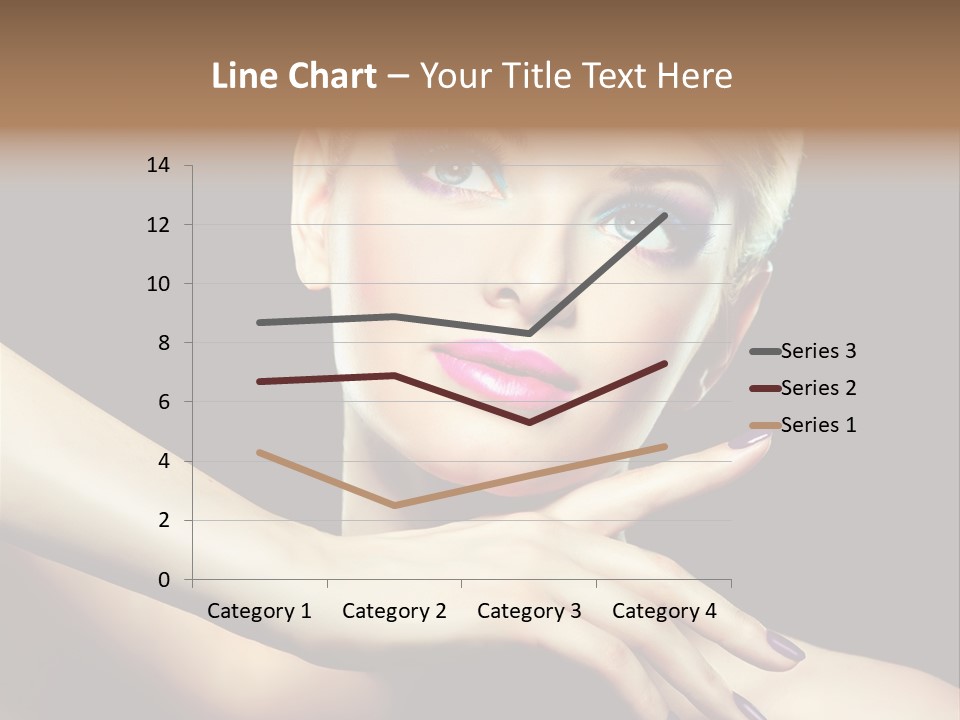 Bright Nails Face PowerPoint Template