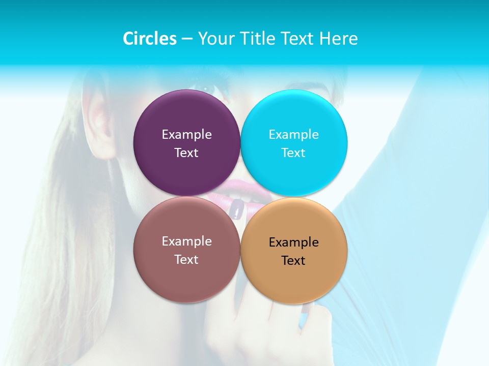 Glance Clean Nail Polish PowerPoint Template