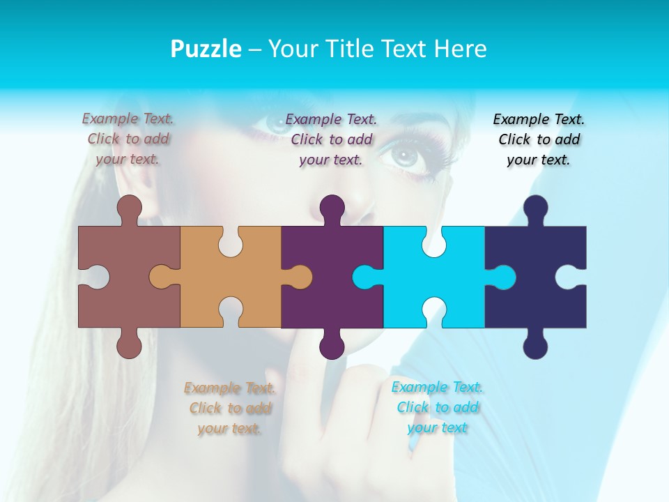 Glance Clean Nail Polish PowerPoint Template