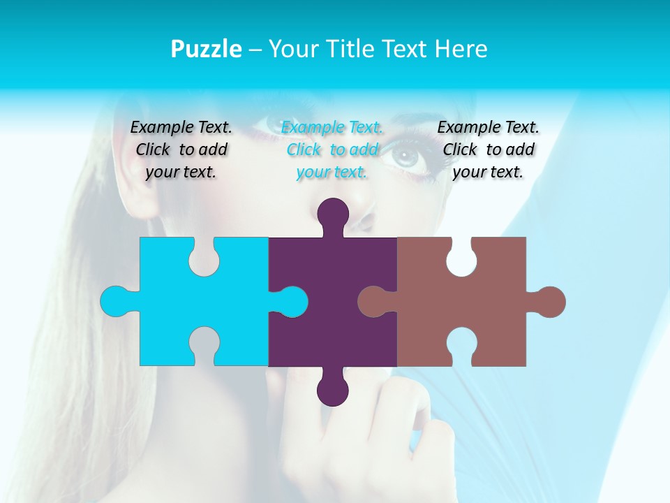 Glance Clean Nail Polish PowerPoint Template