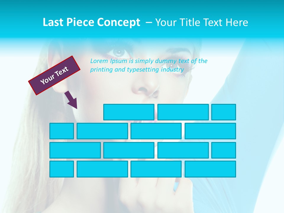 Glance Clean Nail Polish PowerPoint Template