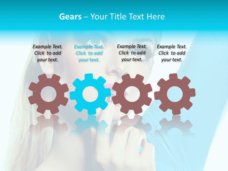 Glance Clean Nail Polish PowerPoint Template