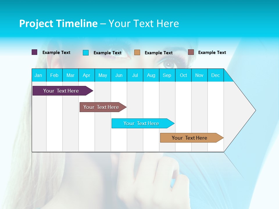 Glance Clean Nail Polish PowerPoint Template