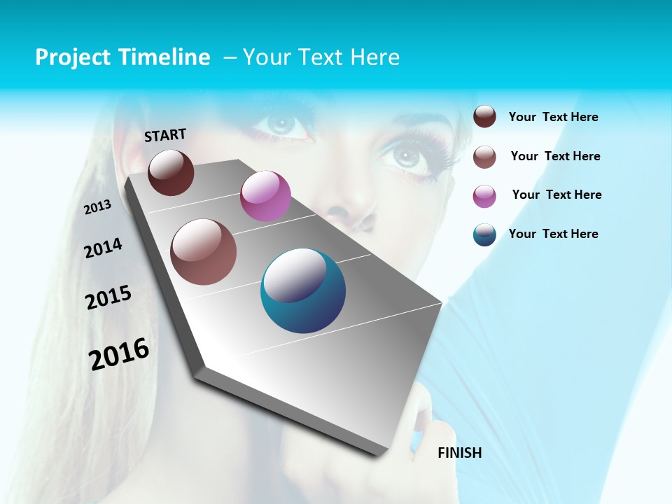 Glance Clean Nail Polish PowerPoint Template