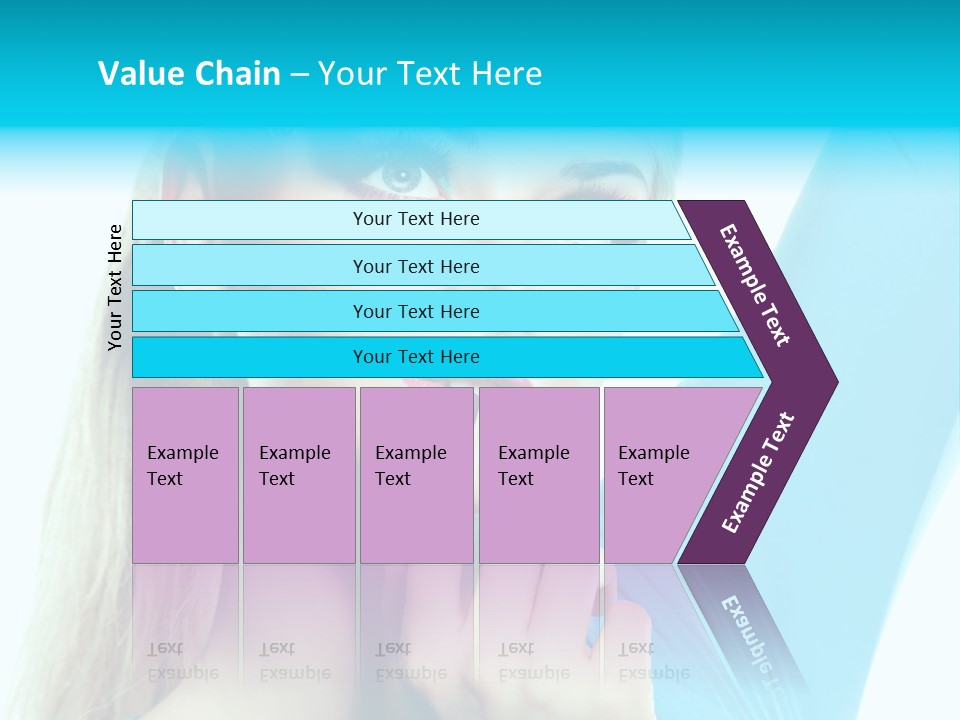 Glance Clean Nail Polish PowerPoint Template