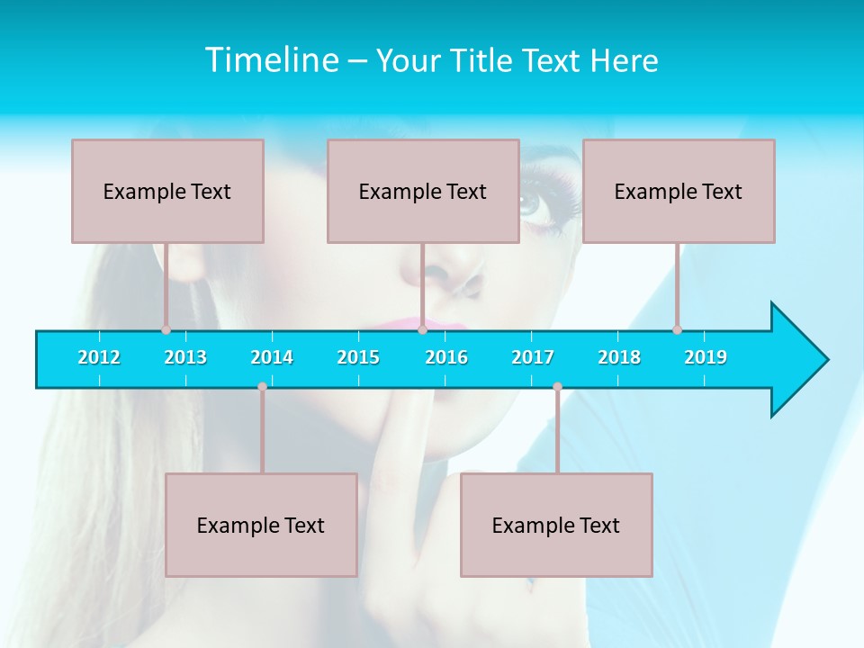 Glance Clean Nail Polish PowerPoint Template