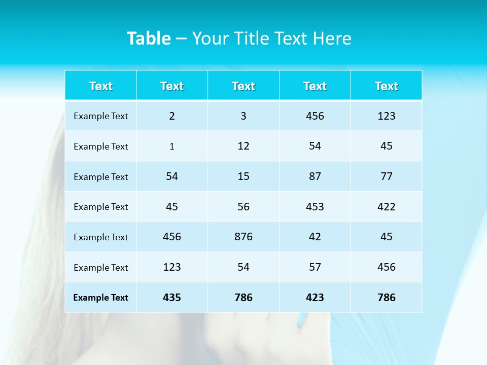 Glance Clean Nail Polish PowerPoint Template