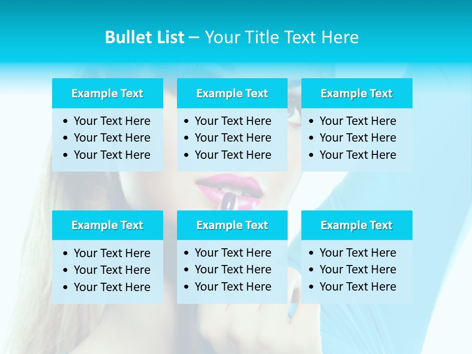 Glance Clean Nail Polish PowerPoint Template