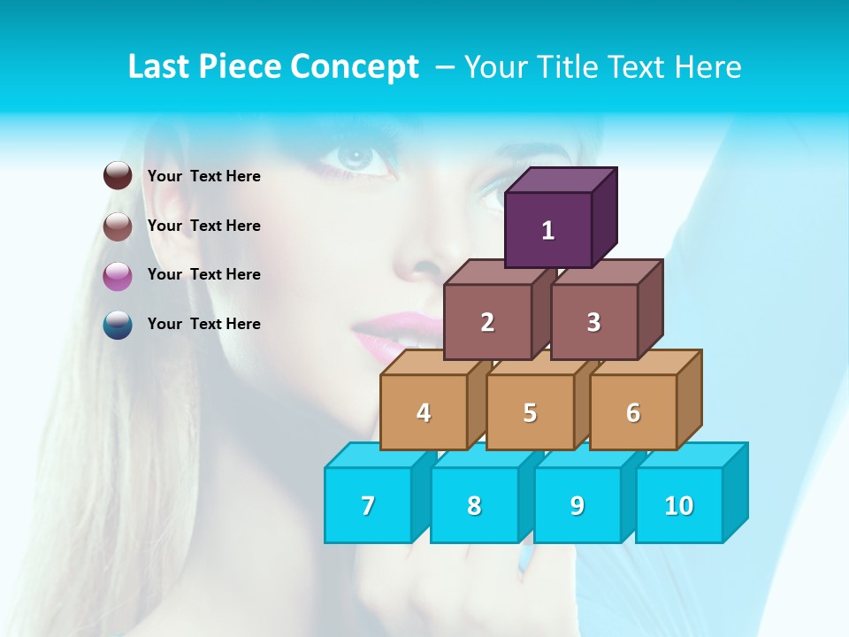 Glance Clean Nail Polish PowerPoint Template