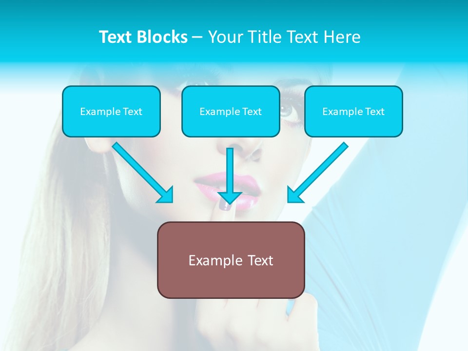 Glance Clean Nail Polish PowerPoint Template