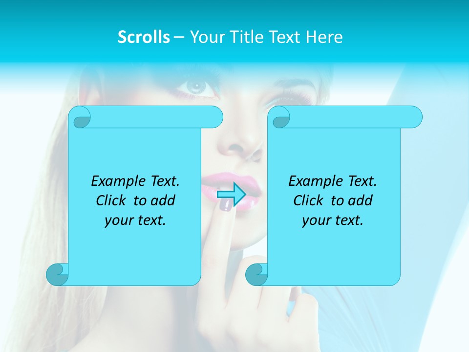 Glance Clean Nail Polish PowerPoint Template