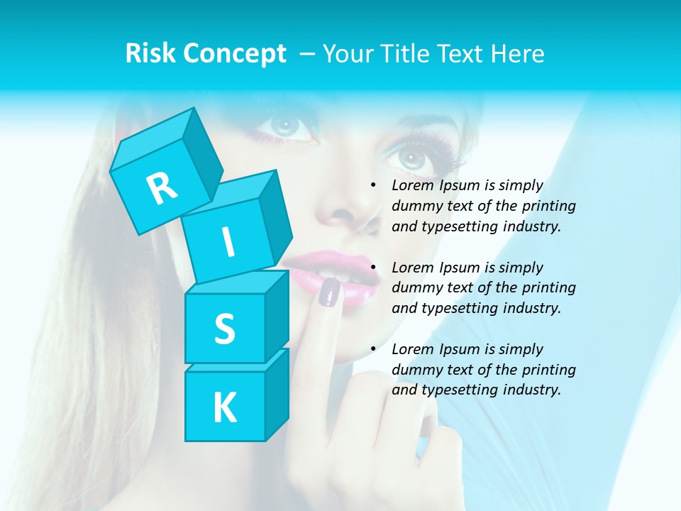 Glance Clean Nail Polish PowerPoint Template