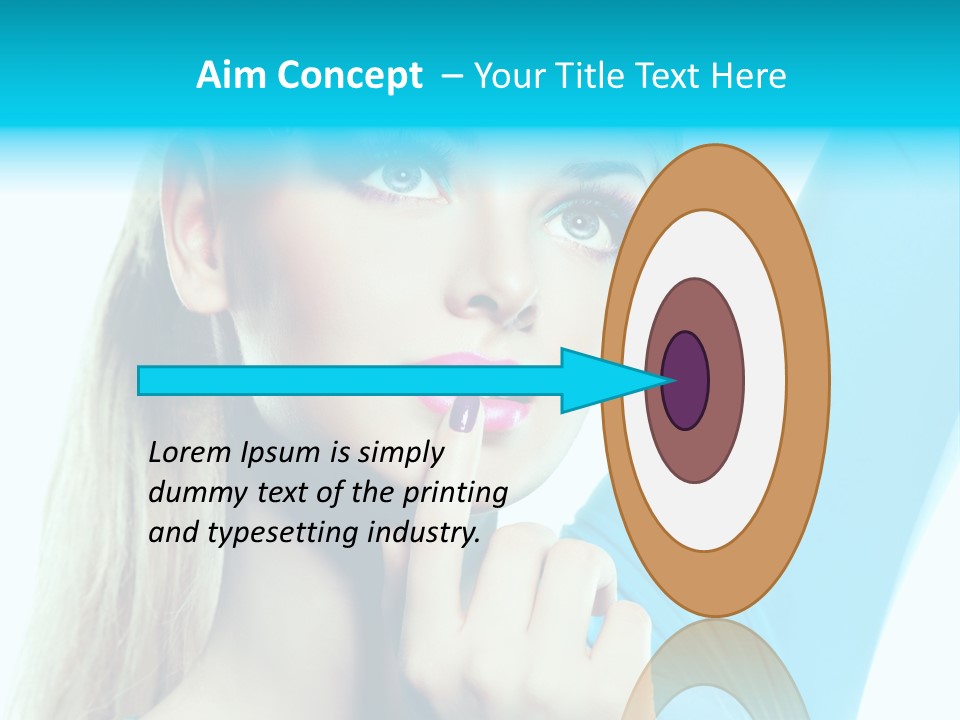 Glance Clean Nail Polish PowerPoint Template