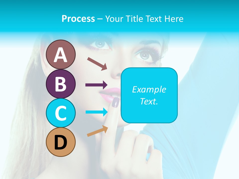 Glance Clean Nail Polish PowerPoint Template