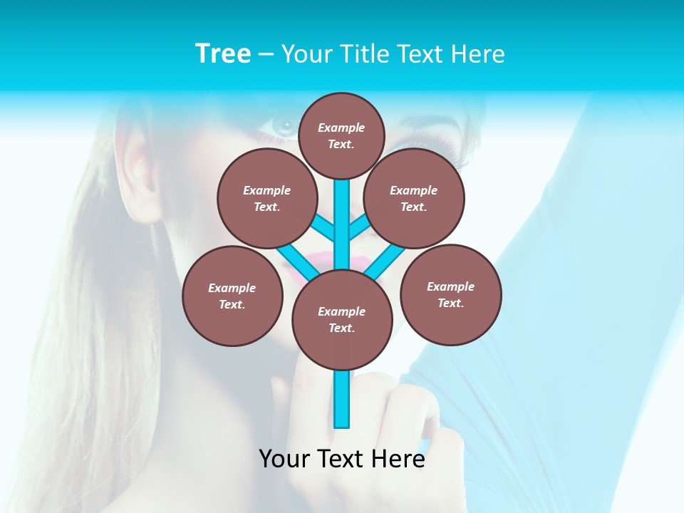 Glance Clean Nail Polish PowerPoint Template