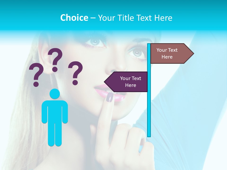 Glance Clean Nail Polish PowerPoint Template