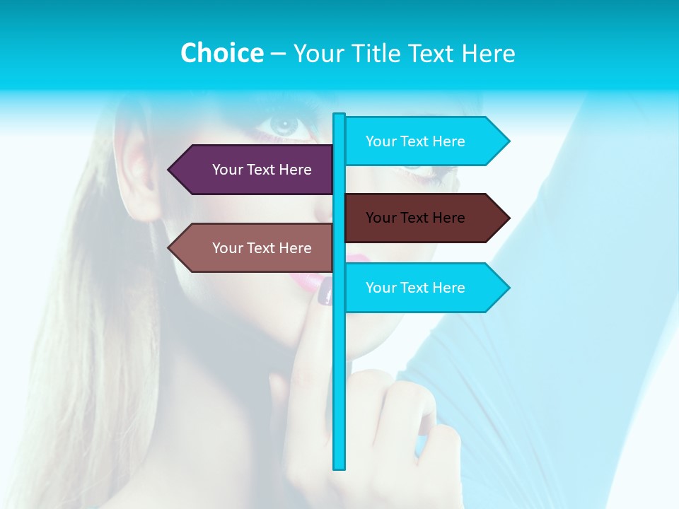 Glance Clean Nail Polish PowerPoint Template