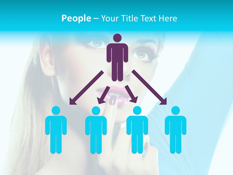 Glance Clean Nail Polish PowerPoint Template