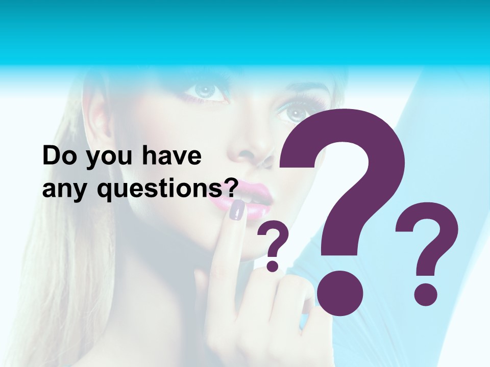 Glance Clean Nail Polish PowerPoint Template