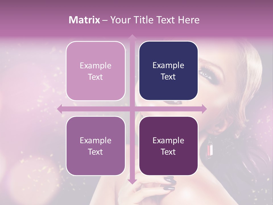 Girl Model Beauty PowerPoint Template