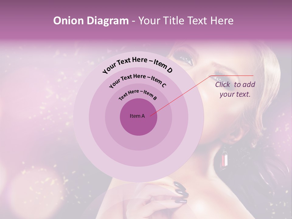 Girl Model Beauty PowerPoint Template