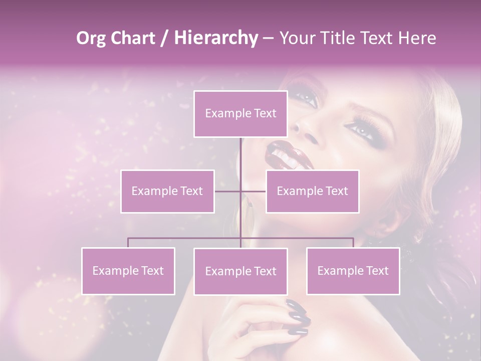 Girl Model Beauty PowerPoint Template