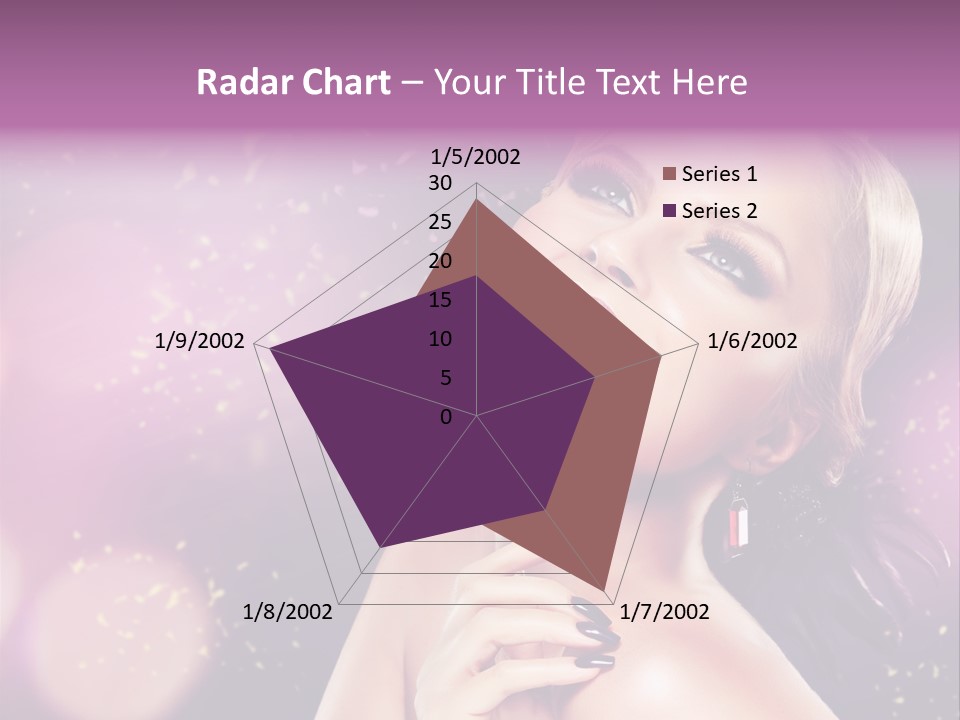 Girl Model Beauty PowerPoint Template