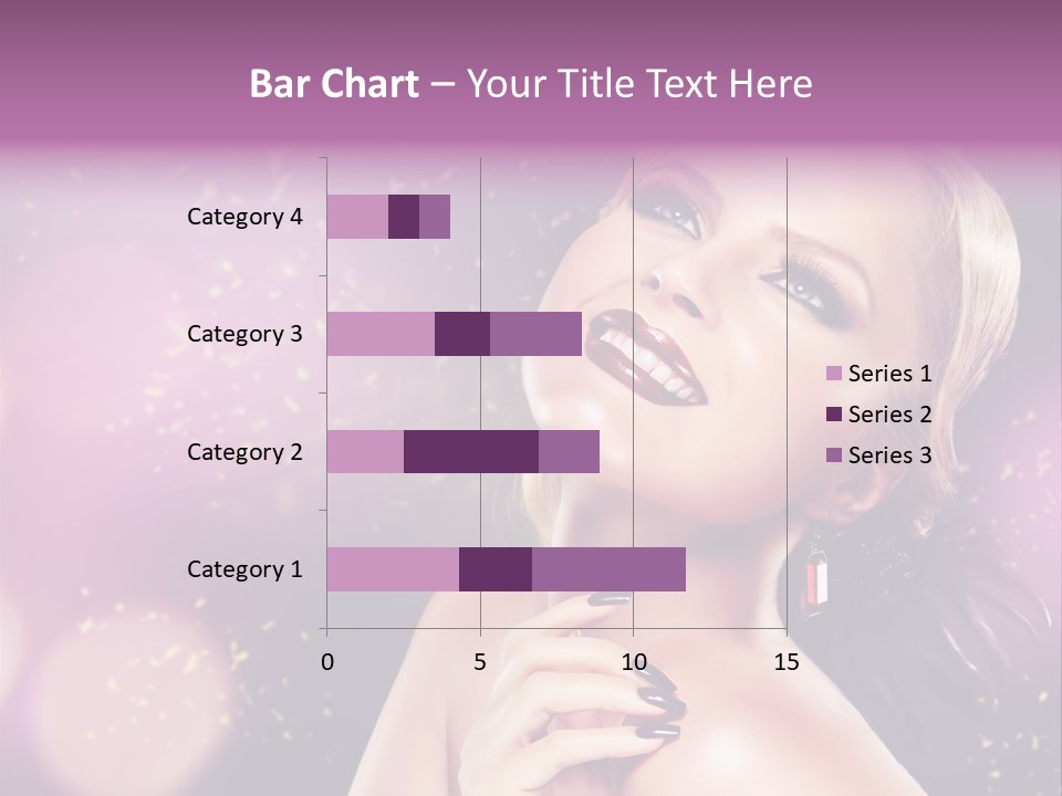 Girl Model Beauty PowerPoint Template