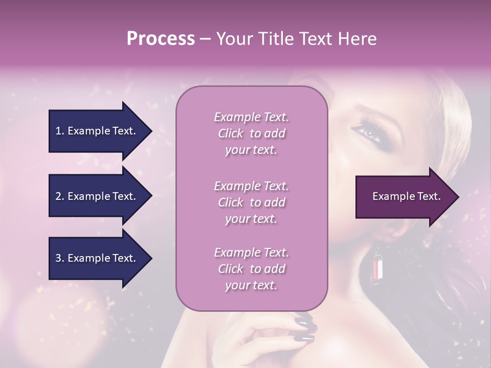 Girl Model Beauty PowerPoint Template