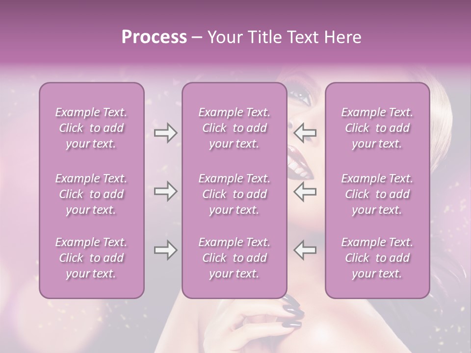 Girl Model Beauty PowerPoint Template