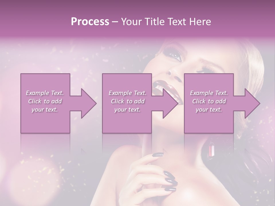 Girl Model Beauty PowerPoint Template