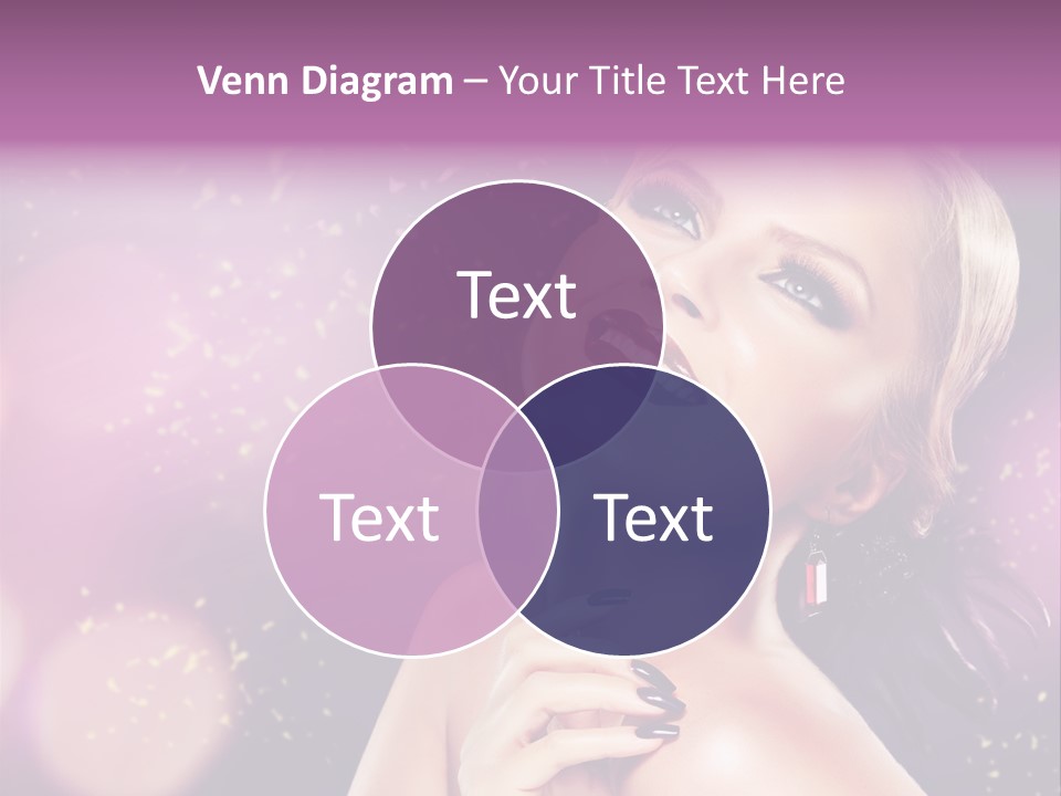 Girl Model Beauty PowerPoint Template