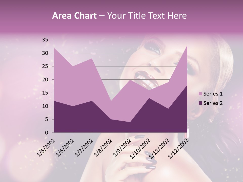 Girl Model Beauty PowerPoint Template