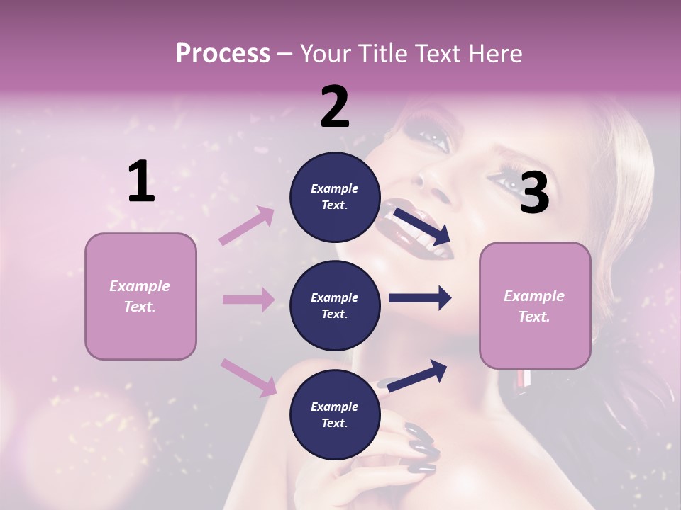 Girl Model Beauty PowerPoint Template
