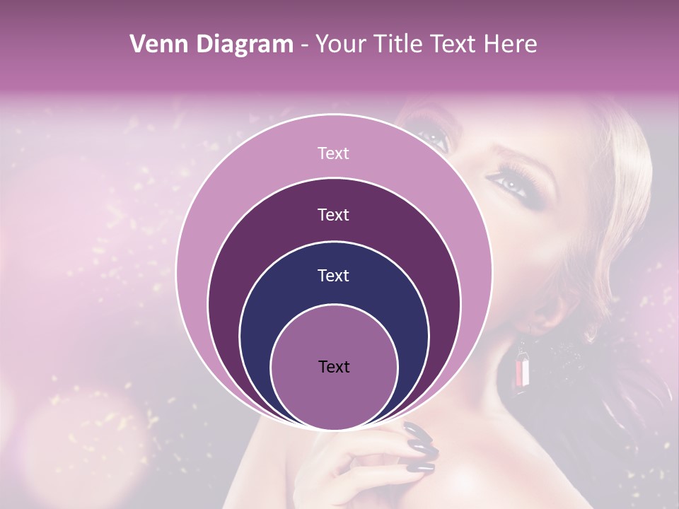 Girl Model Beauty PowerPoint Template