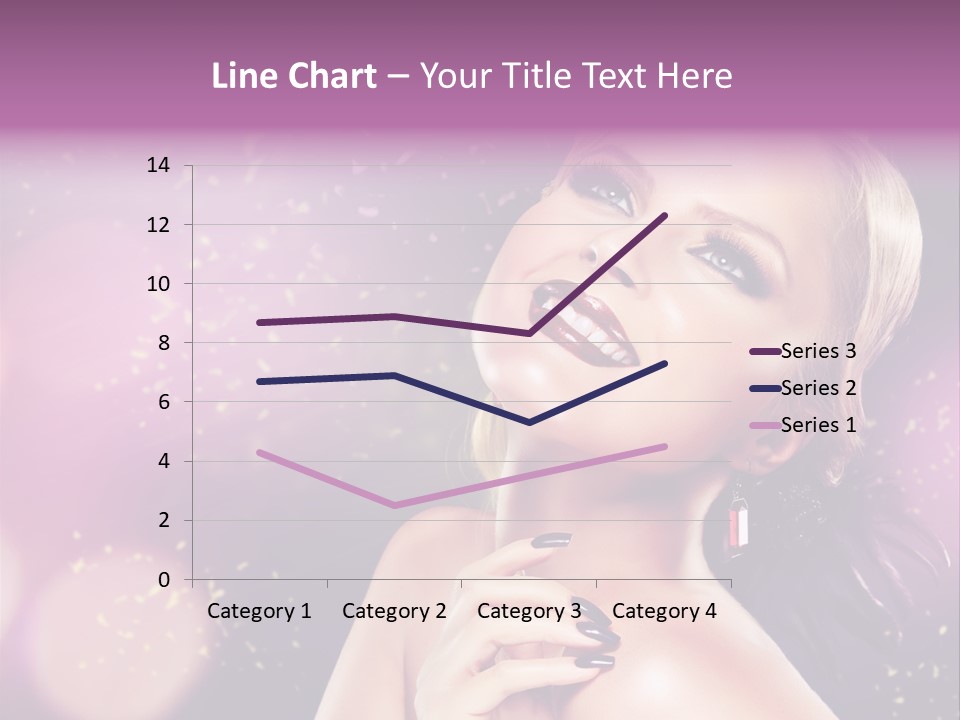 Girl Model Beauty PowerPoint Template