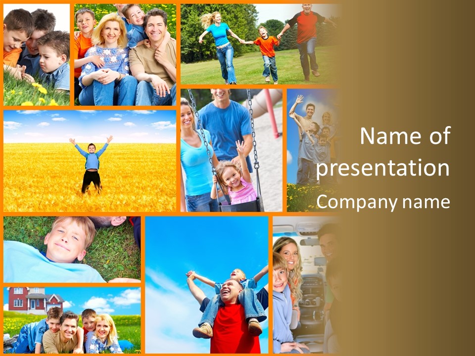 Weekend Family Parc PowerPoint Template