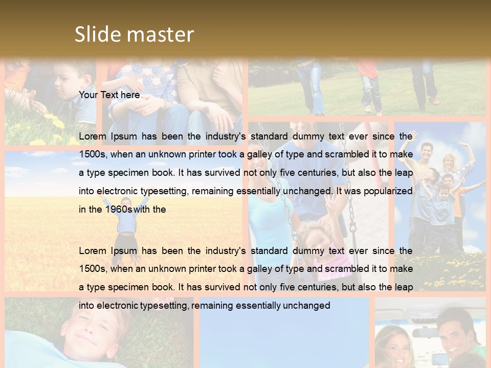 Weekend Family Parc PowerPoint Template