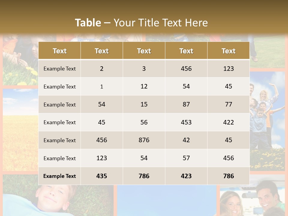 Weekend Family Parc PowerPoint Template