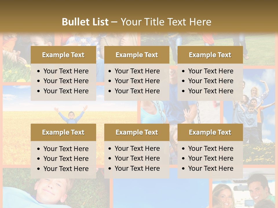 Weekend Family Parc PowerPoint Template