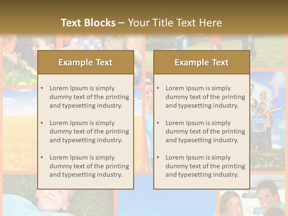 Weekend Family Parc PowerPoint Template