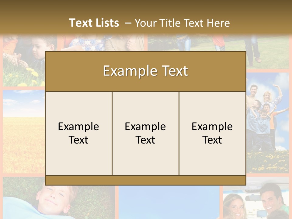 Weekend Family Parc PowerPoint Template