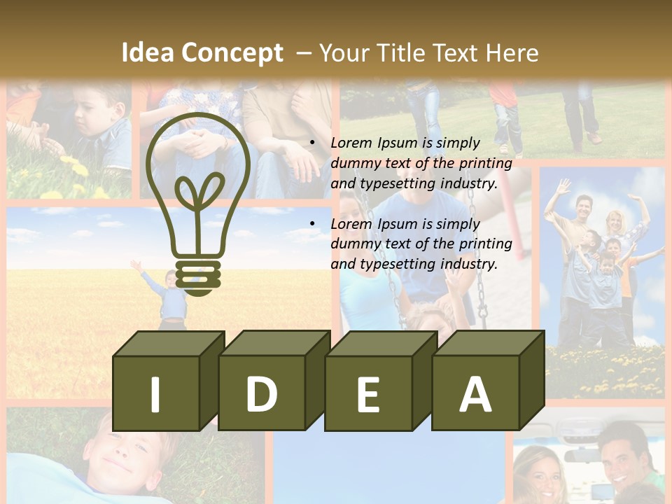 Weekend Family Parc PowerPoint Template