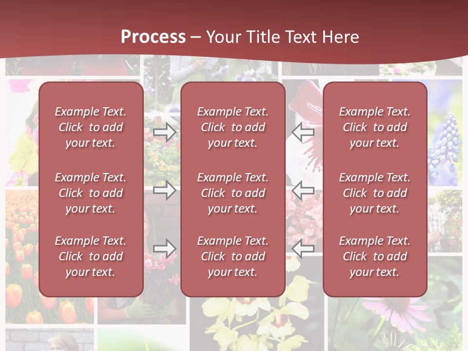 Garden Dasy Person PowerPoint Template