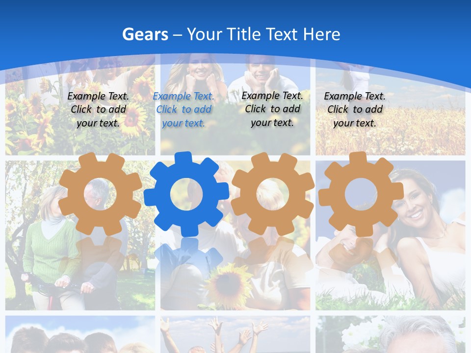 Dental Couple Old PowerPoint Template