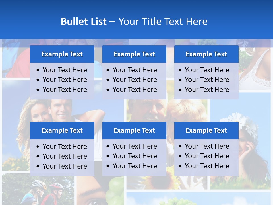 Elderly Portrait Fun PowerPoint Template