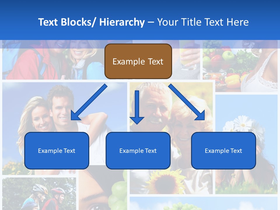 Elderly Portrait Fun PowerPoint Template