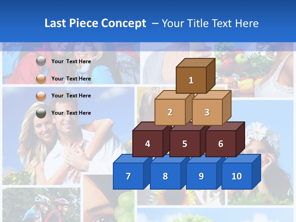 Elderly Portrait Fun PowerPoint Template