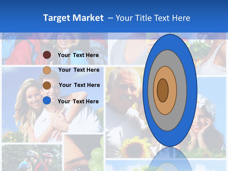 Elderly Portrait Fun PowerPoint Template